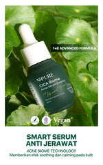 NPURE Anti Acne Serum / Serum Anti Jerawat / Kulit Berminyak / Serum Wajah Bebas Jerawat
