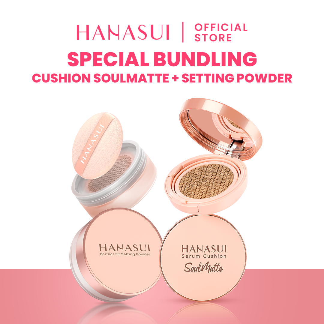 Hanasui Special Bundling ( Cushion Soulmatte + Setting Powder) (bdl)