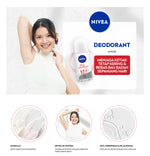 NIVEA Deodorant Roll On Dry Comfort 25ml - Deodoran wanita kering mengontrol minyak anti bau keringat dan bakteri dengan aroma lembut segar tahan lama seharian - Antiperspiran, tidak mengandung ethyl alkohol cocok untuk semua jenis kulit