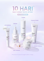 YOU Radiance Glow Advanced Eye Serum Eye Cream Mencerahkan Mata Panda dengan Sakura Extract, Niacinamide, Vitamin C, Collagen, Peptide