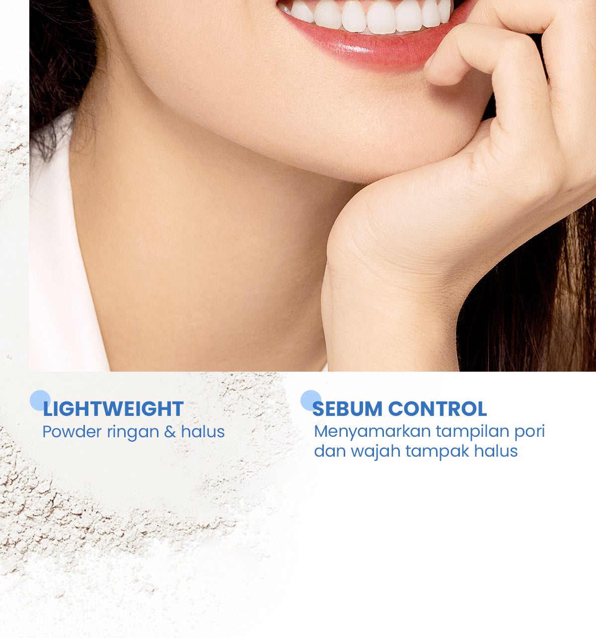 YOU Cloud Touch Invisible Setting Powder Oil Control No Sebum Bedak Wajah Kosmetik Powder