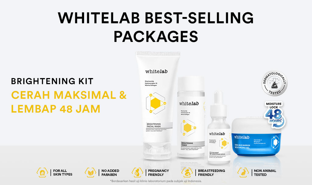 Whitelab Best-Selling Packages - Paket Wajah Brightening, Acne, Hydrating, Anti Aging