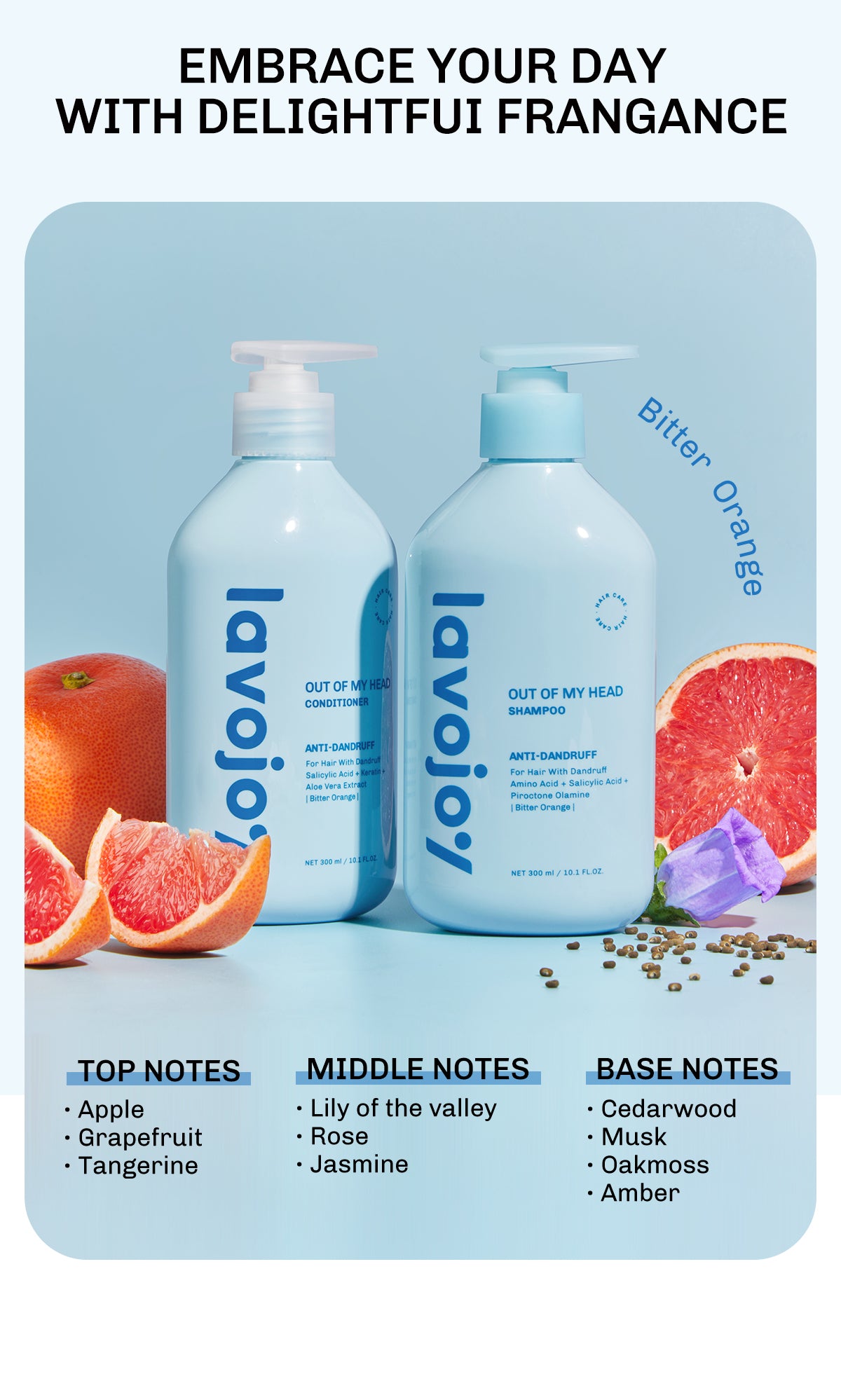 Lavojoy Out of My Head Conditioner | Kondisioner Melembutkan Rambut | Menjaga Kesegaran Rambut | Rambut Wangi