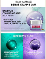 L'oreal Paris Revitalift Hyaluronic Acid 8h Oil Control Gel-Cream - Kulit Terasa Kenyal & Replumping