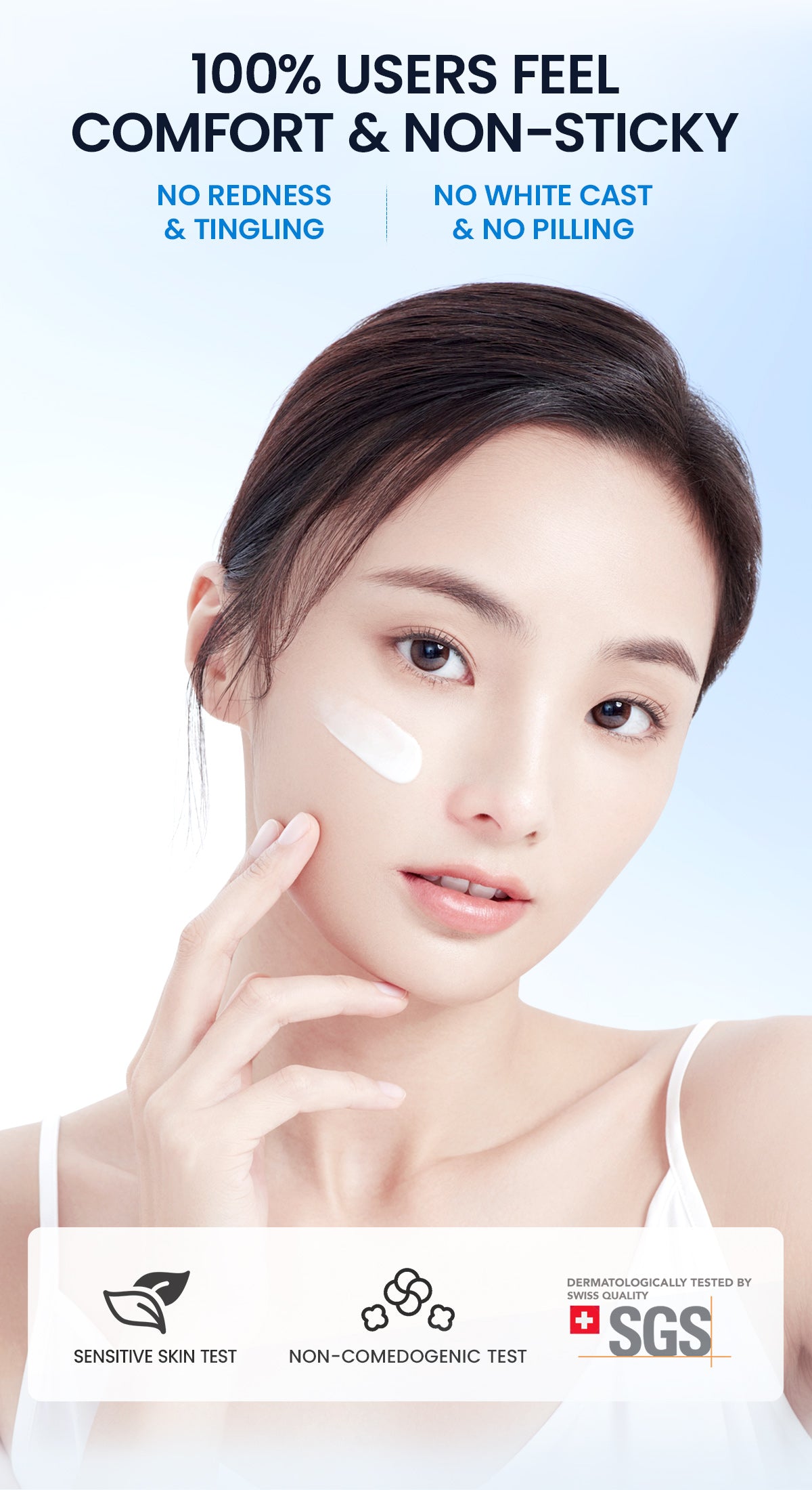 YOU Sunbrella Intensive Care Watery Sunscreen SPF50+ PA++++ Tabir Surya Kulit Sensitif 8X Protection Sensitive Acne Skin Friendly