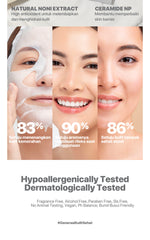 NPURE Sheet Mask Noni / Relax Me / Masker Wajah Kulit Sensitif Kemerahan Hypoallergenic / Biodegradable/ Ceramide