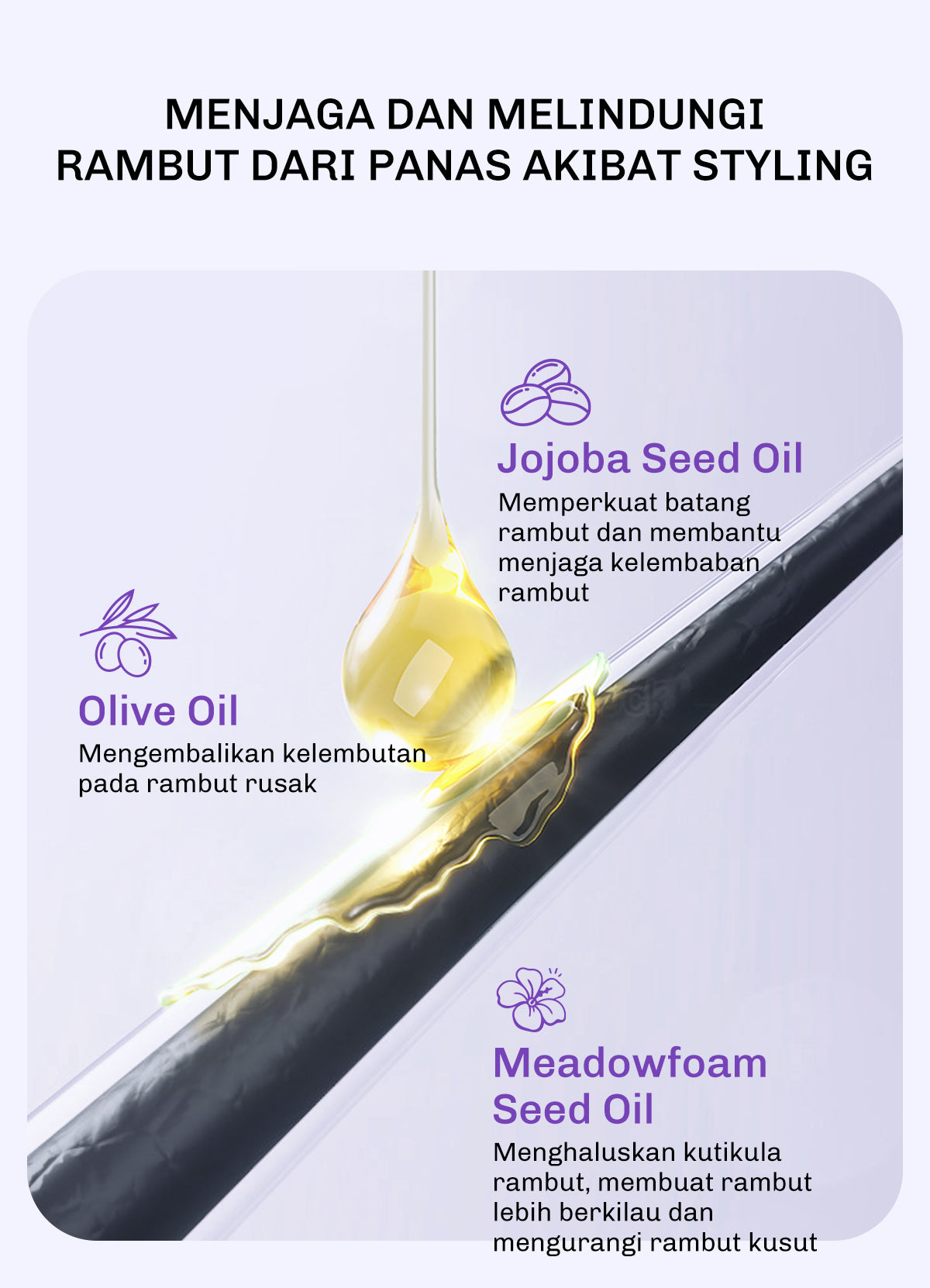 Lavojoy So So So Smooth Shampoo | Membersihkan Rambut Dan Kulit Kepala | Mengurangi Rambut Kusut | Mengkilaukan Rambut | Menutrisi Rambut | Menghaluskan Rambut