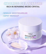 YOU Radiance Glow Active Night Gel Brightening Vitamin C Niacinamide Overnight Hydrating [Hot Selling]