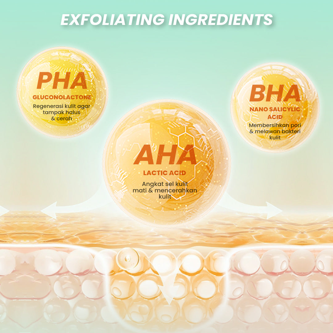 Hanasui Ceramide Probiotics Peeling Gel - Eksfoliasi Gel Wajah Perbaiki Skin Barrier Mencerahkan dan Angkat Sel Kulit Mati Komedo