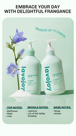Lavojoy Hair We Bloom Shampoo | Sampo Untuk Mengurangi Rambut Berminyak | Rambut Lepek | Membersihkan Kulit Kepala | Dengan Asam Amino | Rambut Sehat Dan Segar