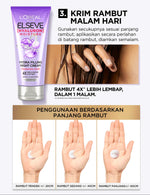 L’Oréal Paris Elseve Hyaluron Moisture Shampoo - 280 ml (Hyaluronic Acid 72 Jam Mengunci Hidrasi Rambut) - Shampo Rambut Terurai Indah dan Tidak Lepek