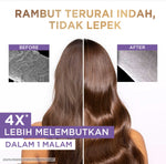 [PAKET LENGKAP] L’Oréal Paris ELSEVE Hyaluron Moisture Shampoo 280ml + Hyaluronic Conditioner 280ml + Hyaluronic Night Cream 150ml - Mengandung Hyaluronic Acid 72 Jam Mengunci Hidrasi Rambut - 4X Lebih Lembut, Rambut Terurai Indah dan Tidak Lepek 440ml