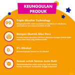 Clean & Clear Micellar Water Pembersih Wajah Penghapus Make Up 100ml