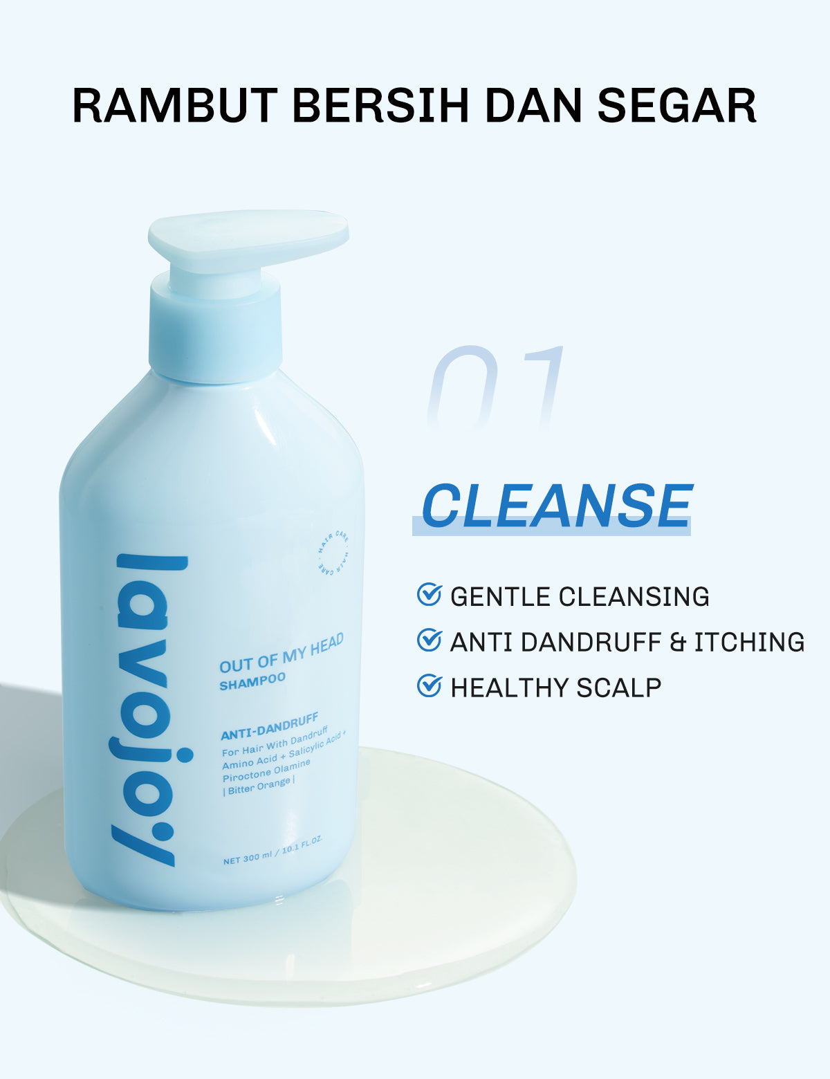 Lavojoy Out of My Head Conditioner | Kondisioner Melembutkan Rambut | Menjaga Kesegaran Rambut | Rambut Wangi