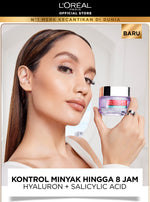 L'oreal Paris Revitalift Hyaluronic Acid 8h Oil Control Gel-Cream - Kulit Terasa Kenyal & Replumping