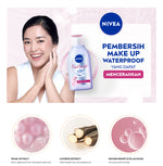 NIVEA Micellar Water MicellAir Pearl Bright 400ml - Pembersih make up tanpa alkohol makeup remover mencerahkan kulit kusam membersihkan wajah double cleansing melembabkan kulit kering - Pearl & Licorice Extract, 0% Alcohol