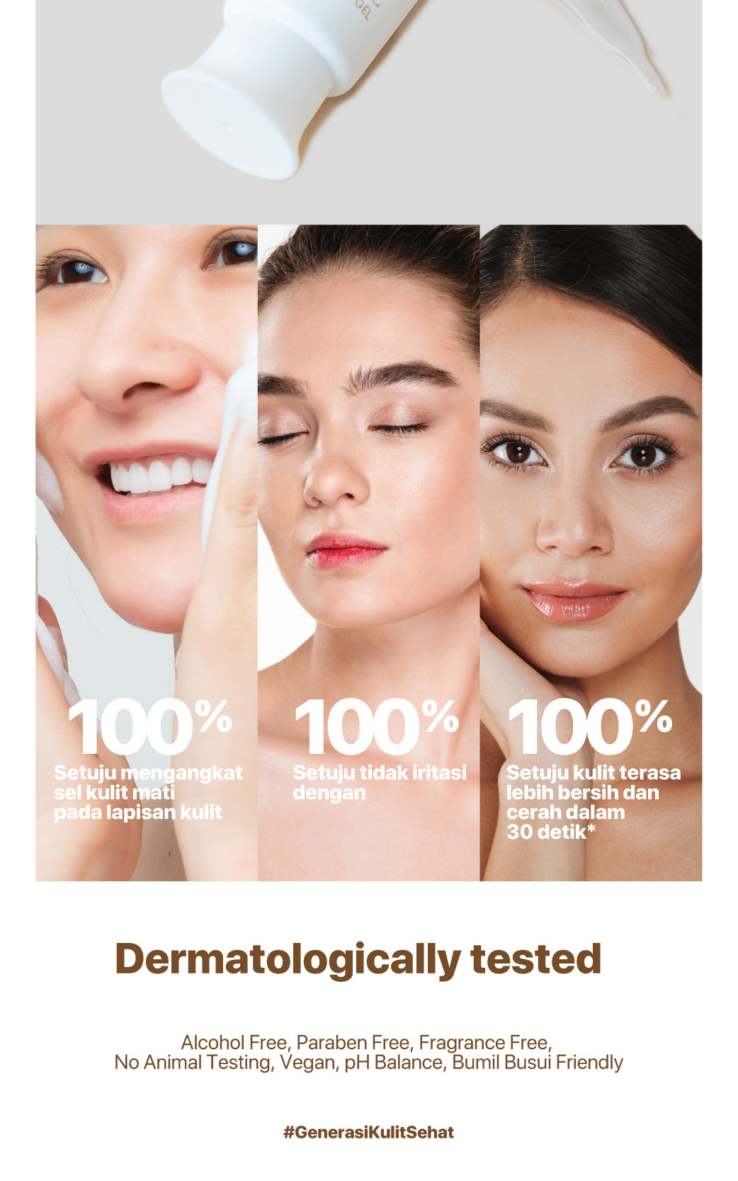 NPURE Peeling Gel Licorice / Advance Exfoliating / Brightening Glowing / Peeling Gel Penghilang Daki / Glowing Cerah