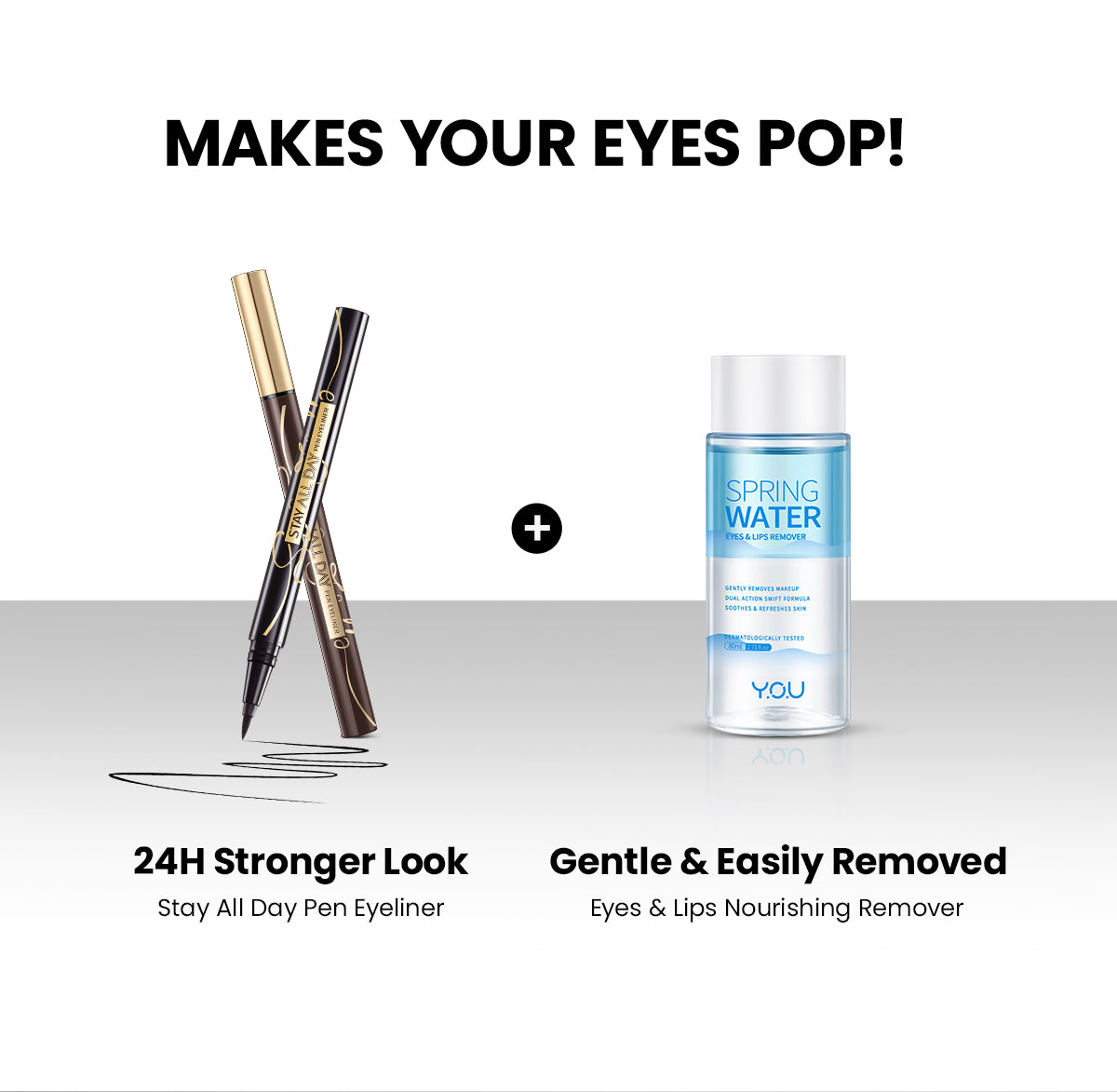 YOU Lashboom Ultra Volume Mascara Maskara Waterproof Tahan 24 Jam Lash Lift Kosmetik Mata