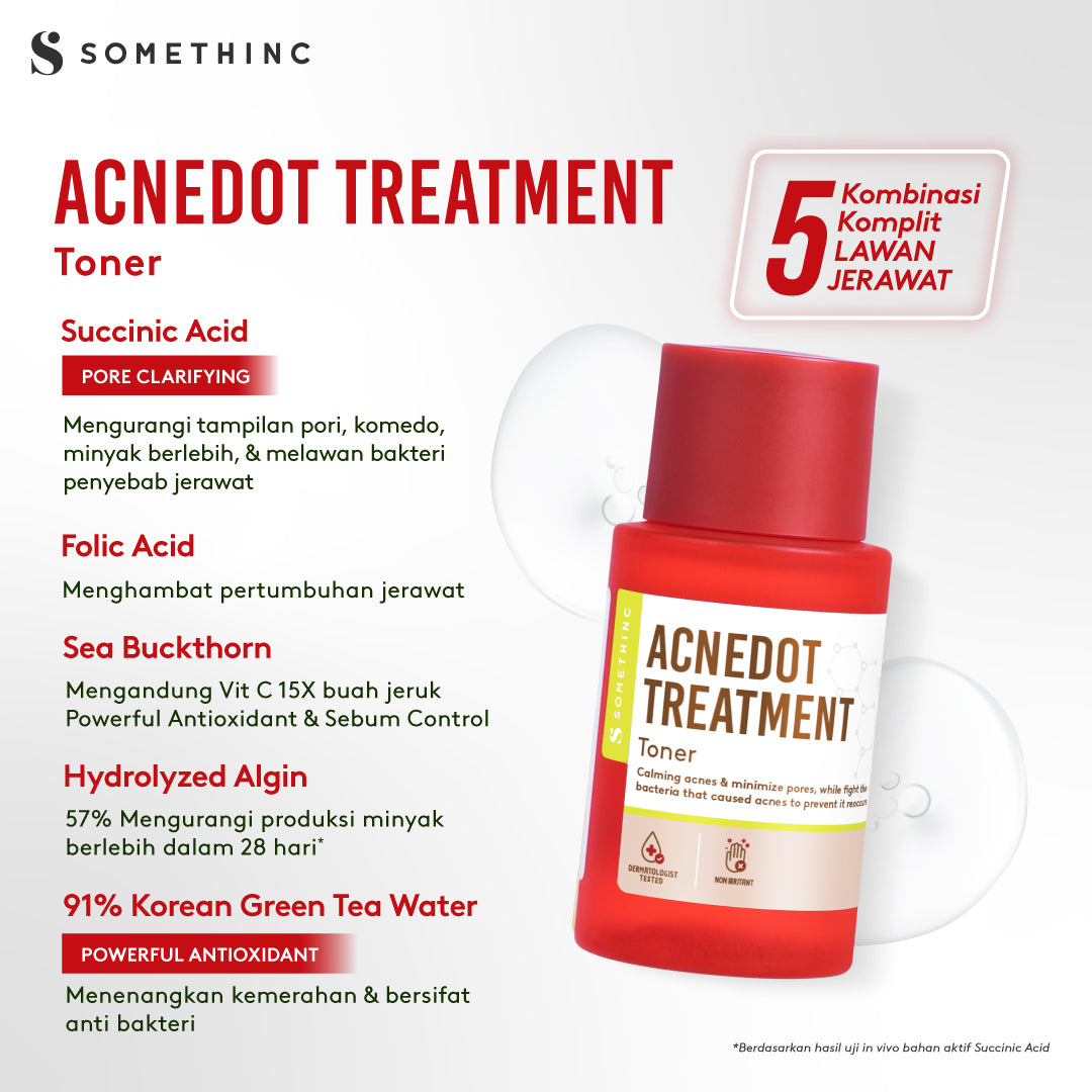 SOMETHINC ACNEDOT Treatment Toner - Toner Kulit Berjerawat
