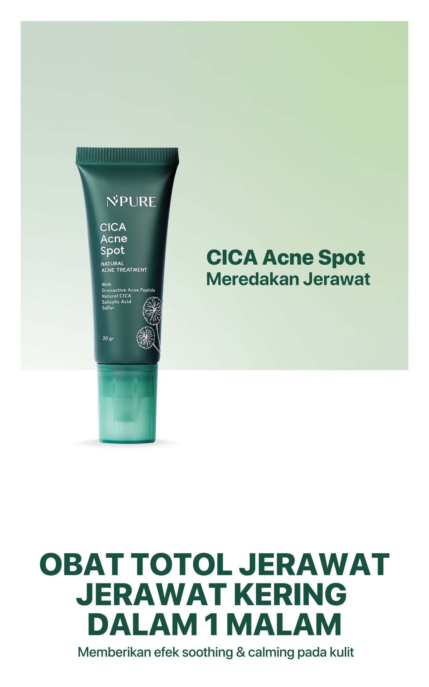 ACNE SPOT - NPURE Spot Treatment Acne Spot / Totol Jerawat