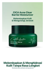 NPURE Centella Asiatica Acne Clear Barrier Moisturizer / Acne Moisturizer/ Pelembap Kulit Jerawat / Krim Berjerawat