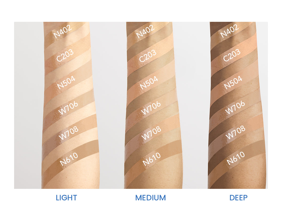 YOU Cloud Touch Dreamy-fit Lasting Mesh Cushion Cushion Foundation Natural Matte Finish Tahan Lama 24 Bedak Wajah SPF Kosmetik