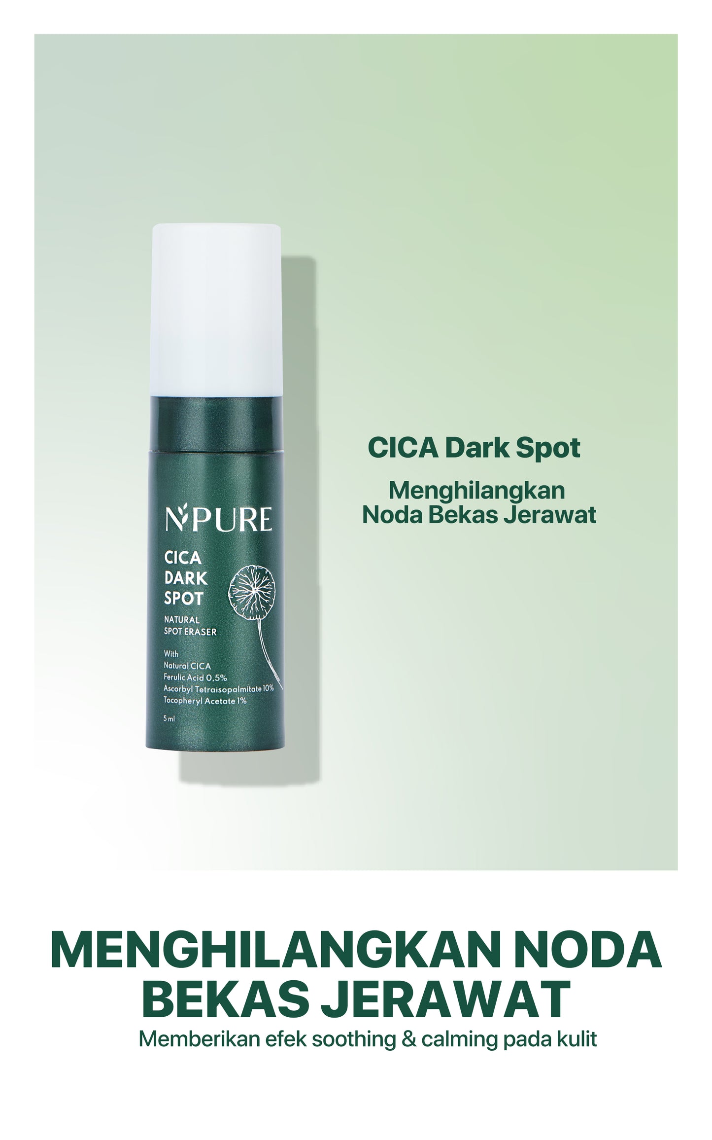 DARK SPOT - NPURE Spot Treatment Dark Spot / Menyamarkan noda hitam bekas jerawat