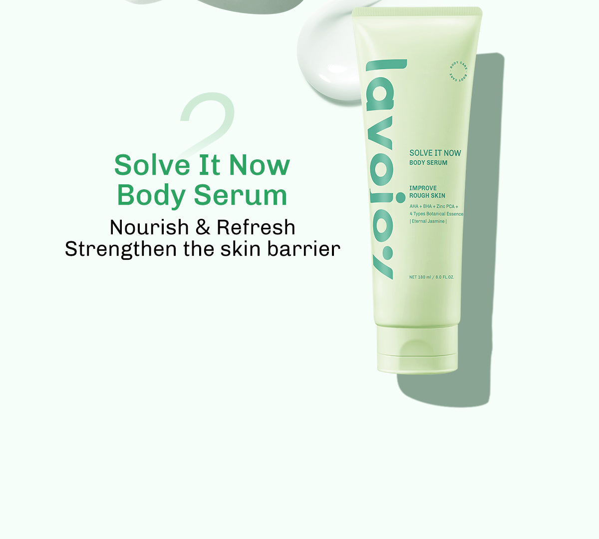 Lavojoy Solve It Now Body Wash | Sabun Mandi Cair Untuk Melembabkan Kulit Sensitif,  Merawat Kulit Berjerawat Dan Menghaluskan Tekstur Kulit Kasar | Mengandung Amino Acid, AHA, BHA Dan Zinc PCA