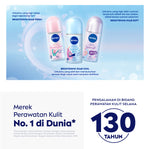 NIVEA Deodorant Roll On Brightening Hijab Cool 50ml - Deodoran wanita hijab halal mencerahkan brightening kulit ketiak tahan keringat bau badan sensasi dingin instant wangi segar tahan lama seharian - Antiperspiran, Ekstrak Mint, Halal