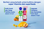 NIVEA Body Serum Extra Bright 10 Super Vitamins Youth Protect SPF15 320ml - Hand body serum lotion moisturizer mencerahkan kulit mengencangkan kulit kendur kencang melembabkan kering anti aging penuaan dini - 150x Vitamin C, Collagen, antioksidan