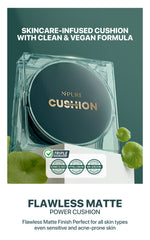 CUSHION - NPURE CENTELLA ASIATICA FLAWLESS MATTE POWER CUSHION & REFILL CUSHION