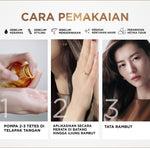 L'Oreal Paris Elseve Extraordinary Oil Gold Hair Treatment Serum 30ml -  Rambut Halus Berkilau dalam Satu Pemakaian - dari Bunga Istimewa Omega 3 - Perawatan Rambut Vitamin Rambut 30ml   Hair oil