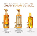 [BUY 1 GET 1] L'Oreal Paris Elseve Extraordinary Oil Gold Hair Serum & Hair Treatment Kit - Rambut Halus Berkilau dalam Satu Pemakaian - dari Bunga Istimewa Omega 3 - Perawatan Rambut Vitamin Rambut Twinpack 100ml Rambut Kering Kusam