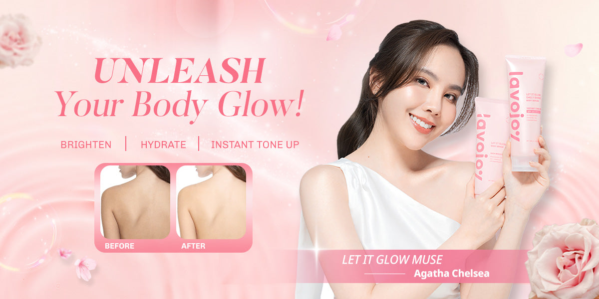 [BODY SERUM TWINPACK] Lavojoy Let It Glow Body Serum Skin Brightening Upgraded Version | Body Lotion Untuk Mencerahkan Dan Melembabkan Kulit Dengan Niacinamide + Ceramide + Vitamin E