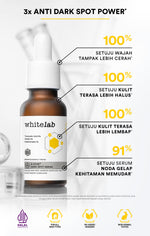 Whitelab Serum Arbutin Anti Dark Spot Flek Hitam - Serum Glowing Pencerah Wajah Bekas Jerawat