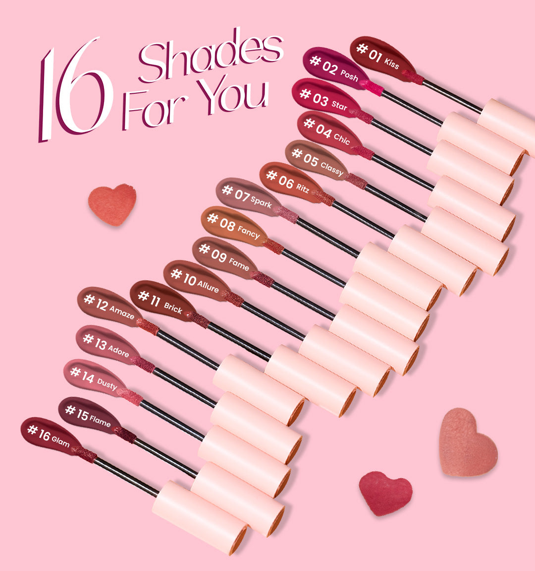 Hanasui Mattedorable Lip Cream - Velvet Matte Finish Melembabkan Ringan Tahan Lama Pigmented Olive Oil Vitamin E