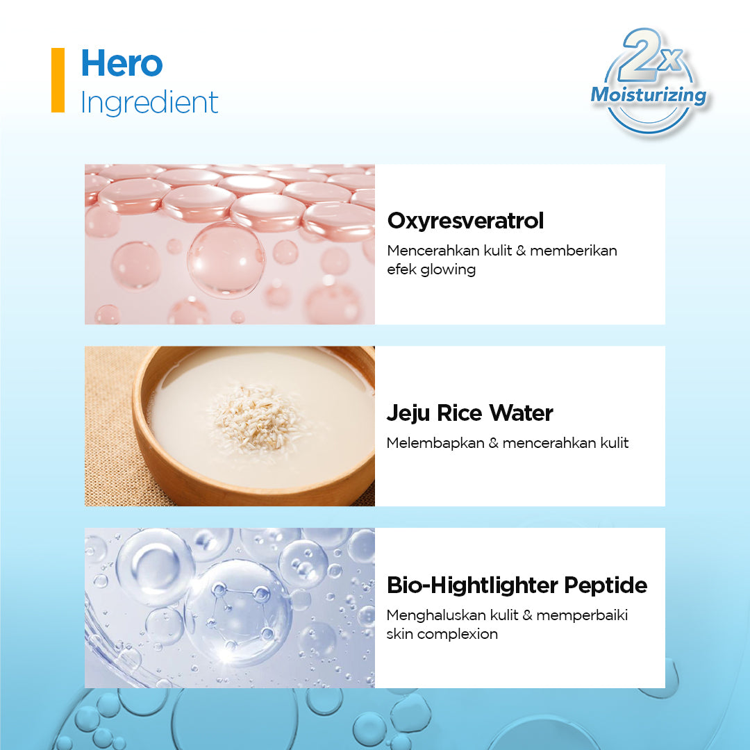 [Twin Pack] Azarine Barrier Moisturizer Series Pelembab Wajah Cream Gel Facial Moisturizer Instant Moist Mencerahkan Kulit Kusam Berjerawat Sensitif [2x30g]