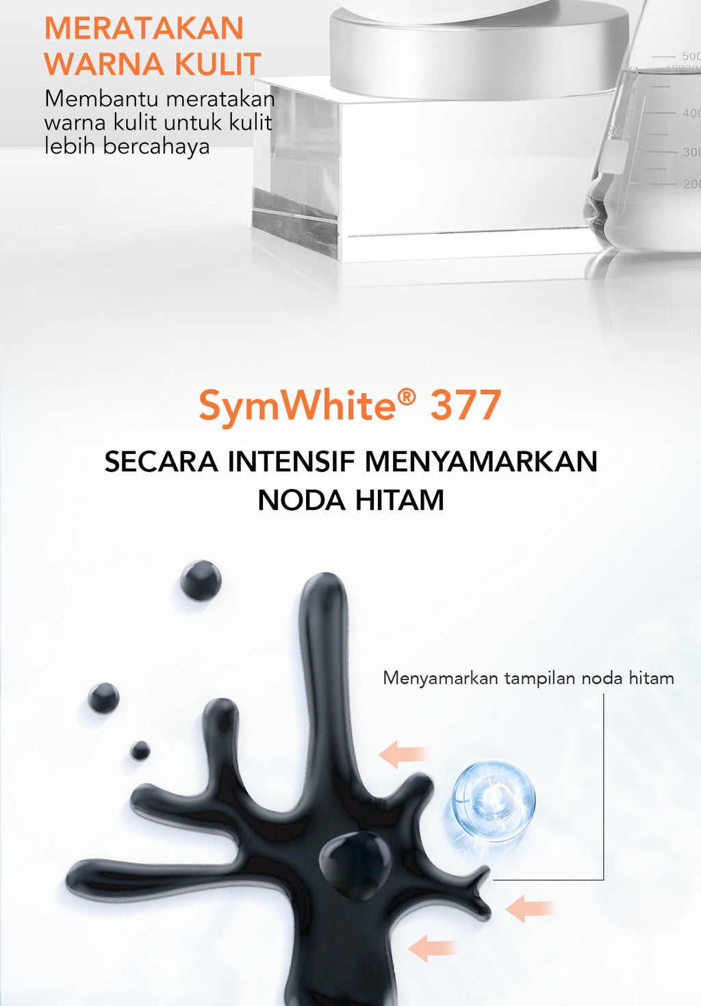 YOU Symwhite 377 Radiance Up Skin Barrier Moisturizer and Brightening Cream with Ceramide + Niacinamide Atasi Bekas Jerawat and Dark Spot
