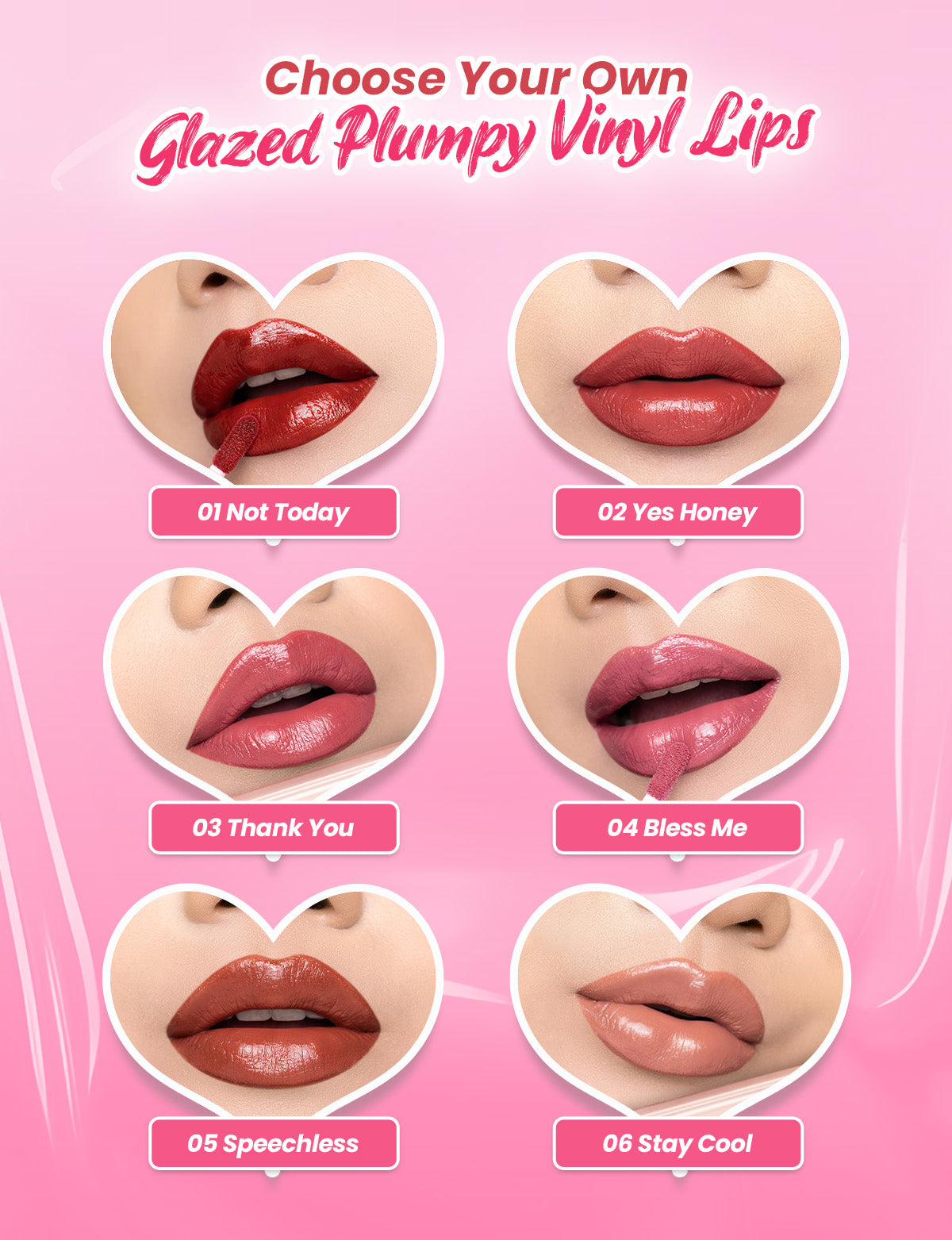 Hanasui Glazedorable Vinyl Stain - Plumpy Glazed Lips Vibrant Colour Technology Hydrating Moisturizing Melembabkan Tahan Lama