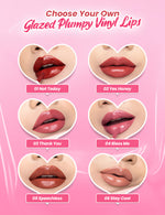 Hanasui Glazedorable Vinyl Stain - Plumpy Glazed Lips Vibrant Colour Technology Hydrating Moisturizing Melembabkan Tahan Lama