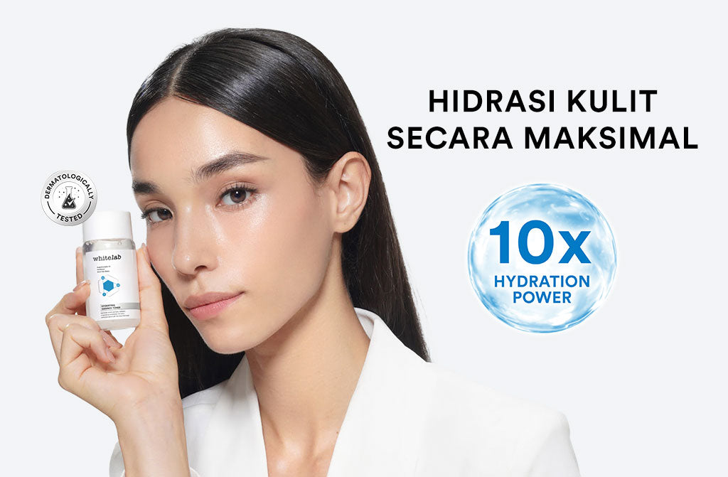 [BUY 1 GET 1] Whitelab Hydrating Essence Toner - Toner untuk Kulit Terhidrasi, Lembap, Kenyal dengan Hyaluronic & Panthenol [BPOM]
