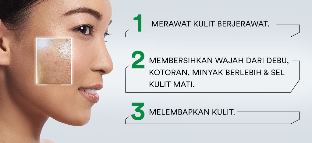 Whitelab Acne Care Facial Wash - Sabun Cuci Muka Untuk Kulit Jerawat Kontrol Minyak Berlebih Anti Bakteri dengan Mugwort, Tea Tree & BHA [BPOM]