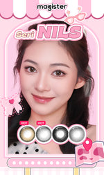 [0.00 s/d -6.00] Magister Softlens Minus NILS Seris 14.2mm Soflen 6Bulan Nils Brown