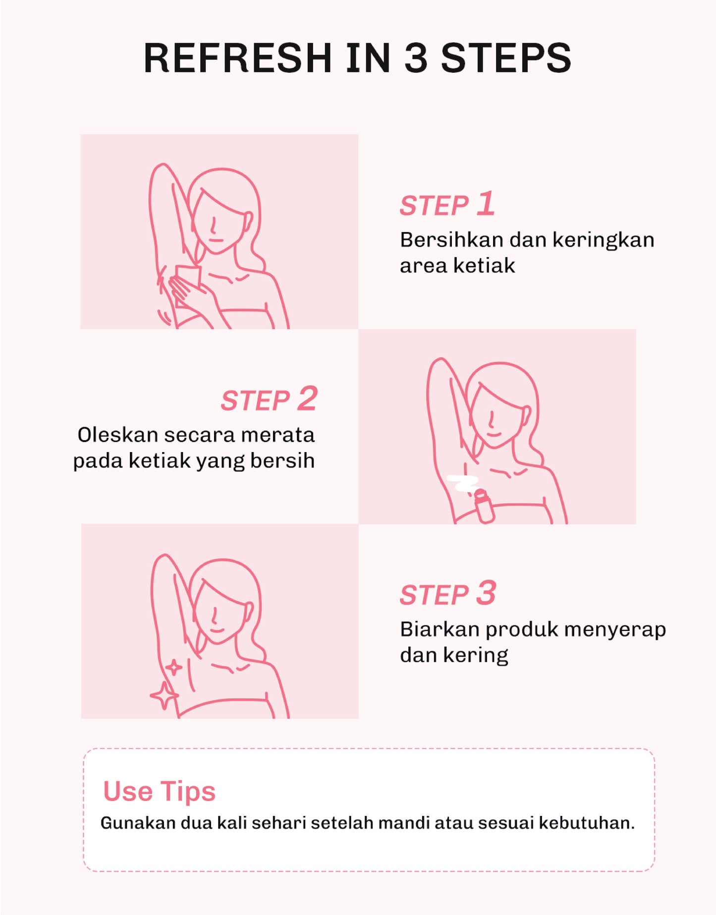 Lavojoy Let It Glow Deodorant Serum - Paket Perawatan Pencerah Ketiak & Kulit Tubuh, 72 Jam Perlindungan Bau & Keringat, Cepat Kering 5 Detik, Aman Kulit Sensitif, Niacinamide + Vitamin C