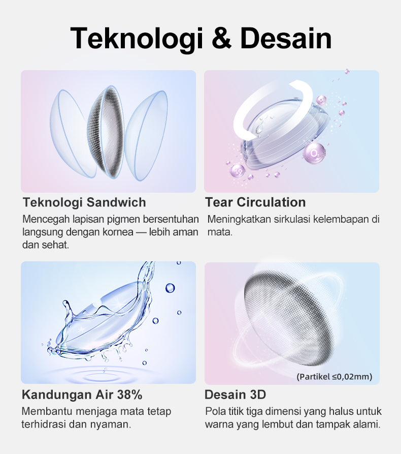 [MCN direkomendasikan]Magister soflens 1 paket lengkap air soflens dan Tweezer perawatan 14.0mm~14.5mm Softlens