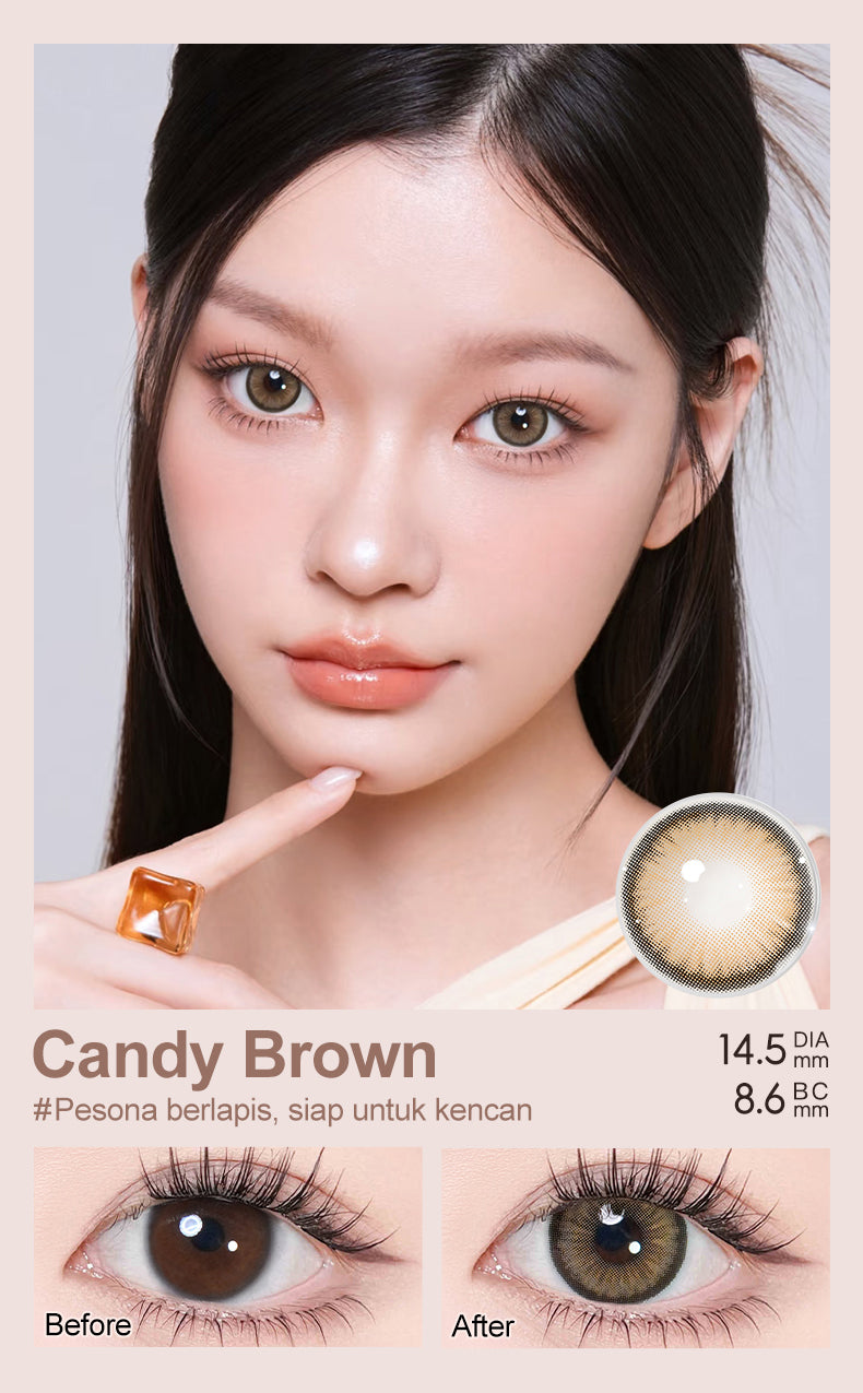 [0.00 s/d -6.00] Magister Softlens Minus 14.5 mm soflen dubai minus warna Big Eyes softlens Hitam
