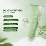 ACNAWAY Mugwort Gel Facial Wash - Acne Friendly Gentle Cleanser Sabun Cuci Muka Untuk Kulit Berjerawat Sensitif Wajah Bersih Tidak Kering Face Wash Sabun Muka Oil Control Fungal Acne Safe Skincare Daily Cleanser All Skin Type Facewash Pembersih Wajah