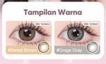 [Mata Besar Yang Polos]Magister Softlens 14.50MM Minus (0.00 s/d -6.00) Sepasang Softlens free Air softlens Stick Kit dan Lens cleaner