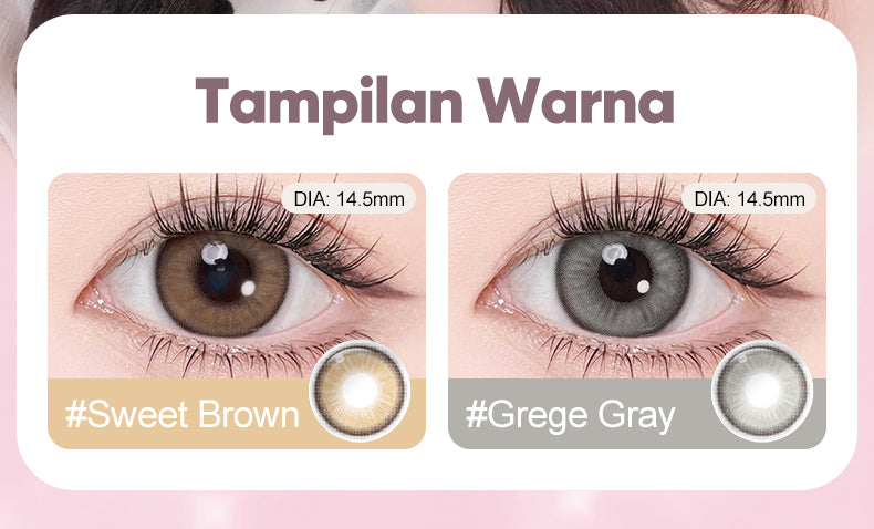 [Mata Besar Yang Polos]Magister Softlens 14.50MM Minus (0.00 s/d -6.00) Sepasang Softlens free Air softlens Stick Kit dan Lens cleaner