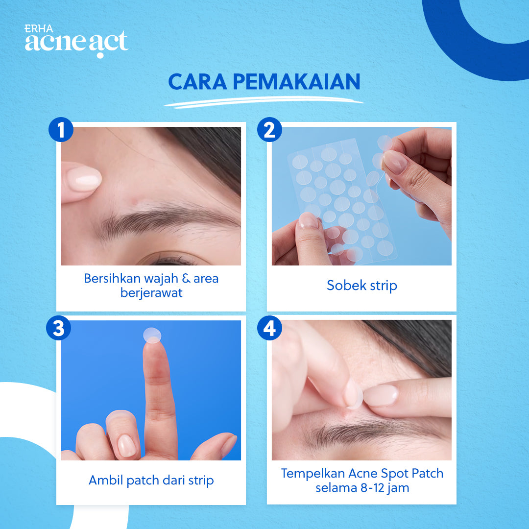 NEW LAUNCH ERHA Acneact Acne Patch Isi 33 Patches | Salicylic Acid | Niacinamide | Cica | Jerawat